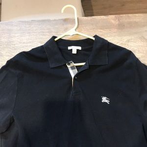 Burberry Men’s Large Long Sleeve Polo